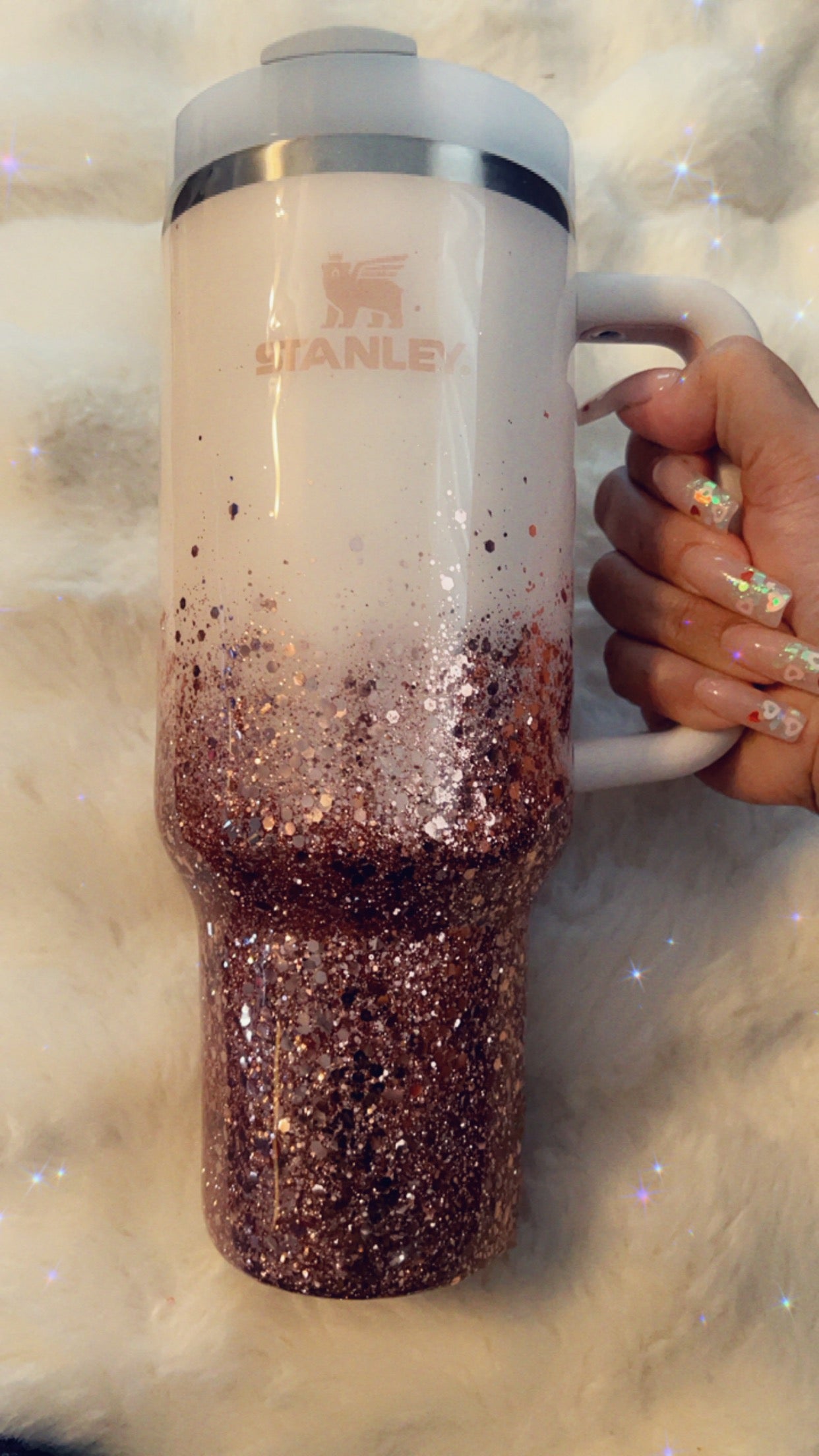 Custom Glitter Stanley 40oz