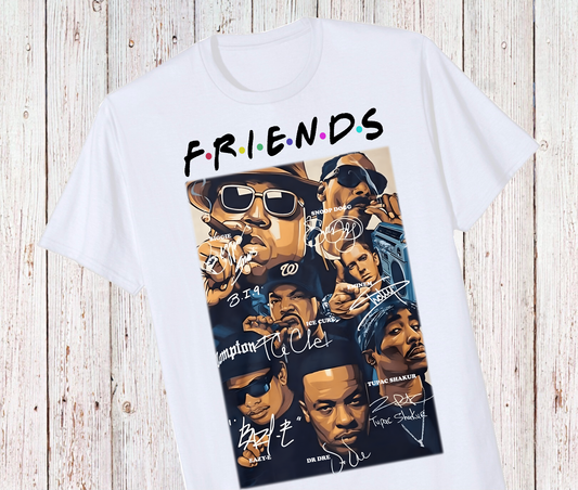Hip Hop Friends Short Sleeve Tshirt